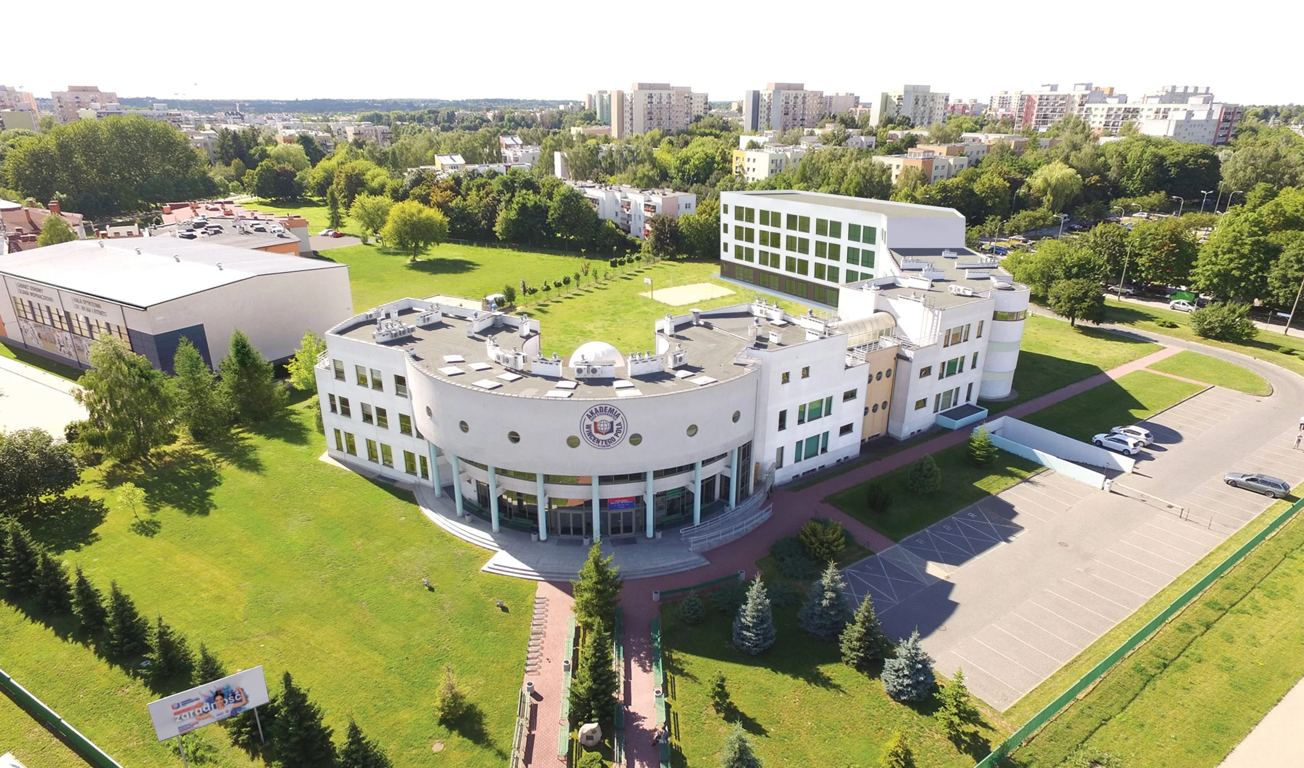 Wincenty Pol Soveltavien Tieteiden Akatemia Lublinissa banneri